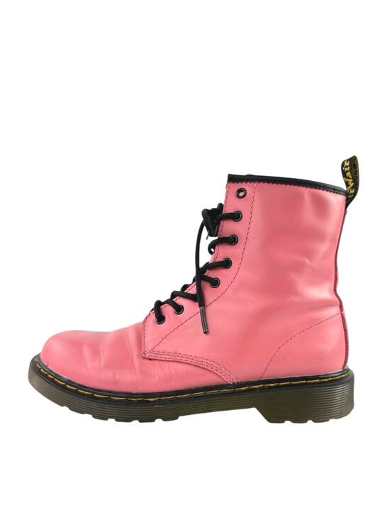 Dr Martens 1460 Acid Pink Patent Size 5 - Etsy Dr. Martens 1460 Women\'s Pink Leather Round Toe Lace-Up Zipper Ankle Boots Sz 6